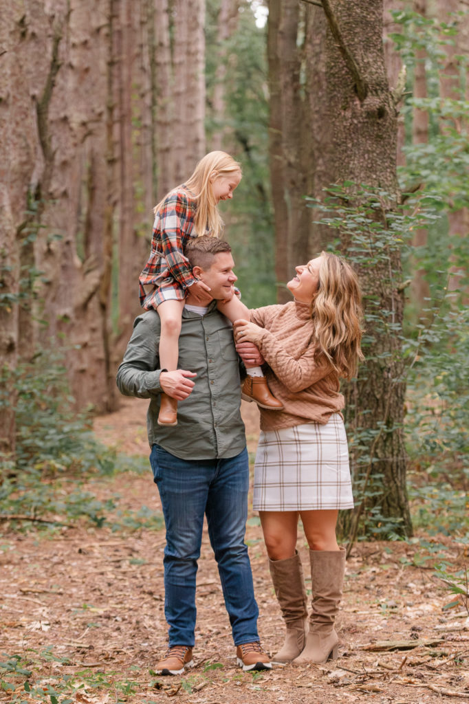 photo of family during family photo session