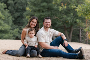photo of family during photo session