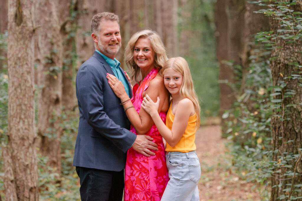 photo of family during family photo session