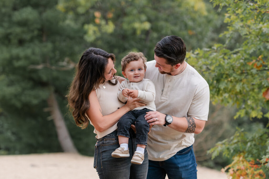 photo of family during family photography session