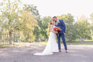 photo of couple at a wedding