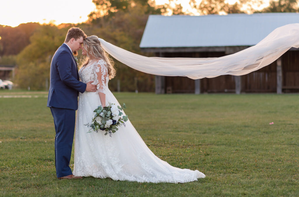 A Rustic, Romantic Wedding with Orchard views and stunning barns